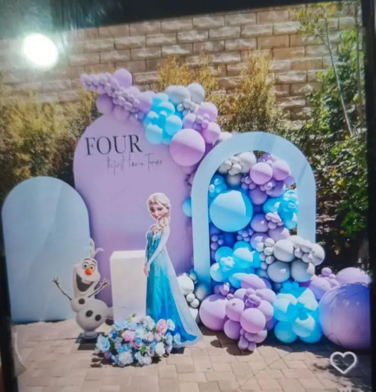 Elsa 4th Birthday Decor